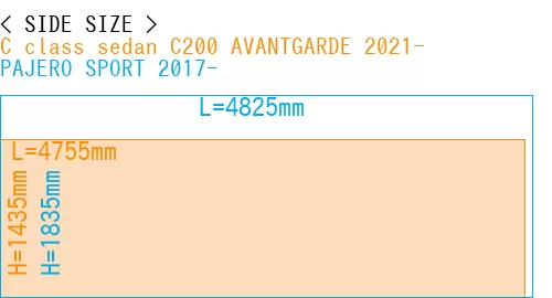 #C class sedan C200 AVANTGARDE 2021- + PAJERO SPORT 2017-